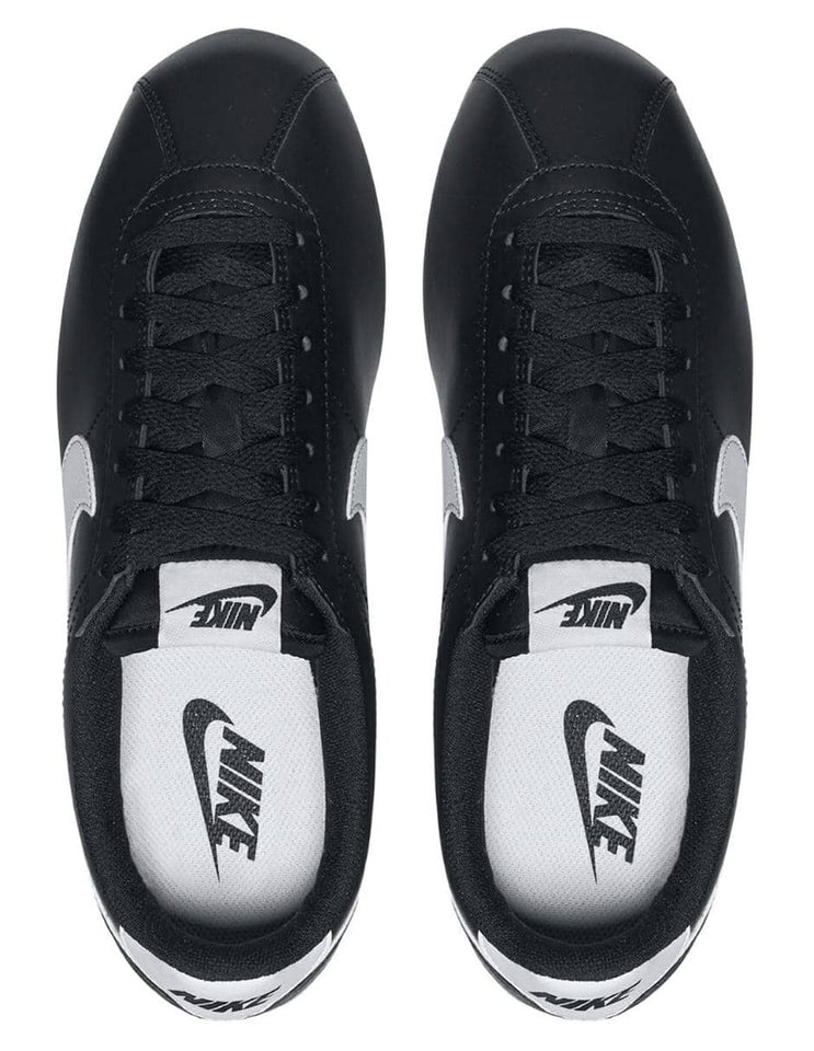 N372O NIKE CORTEZ NEGRO BLANCO EN PIEL - Calzado de mujer y hombre
