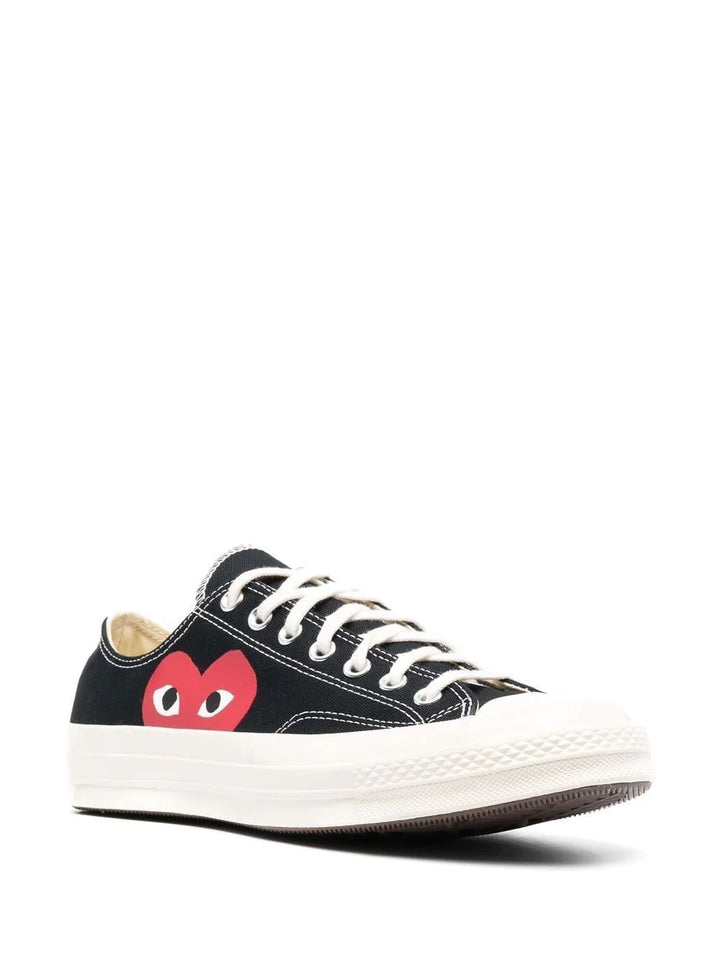 N373O Converse tenis Chuck Taylor All Star '70 de Comme Des Garçons x Converse negro corazones - Calzado de mujer y hombre