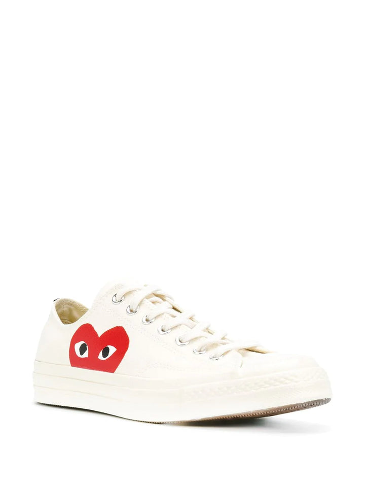 Converse con logo estampado y agujetas Des Garçons Play x Converse - Calzado de mujer y hombre