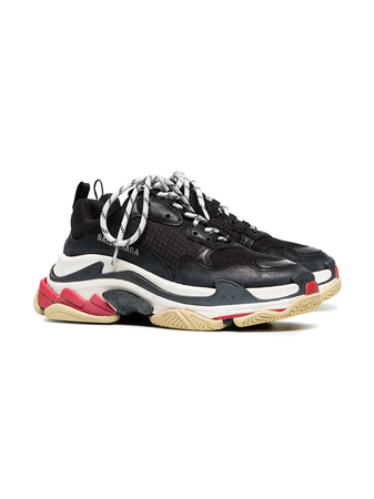 N372O Balenciaga tenis Triple S con agujetas - Calzado de mujer y hombre
