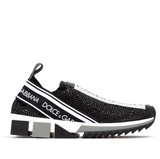 Dolce & Gabbana tenis con logo y apliques