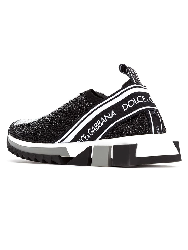 Dolce & Gabbana tenis con logo y apliques
