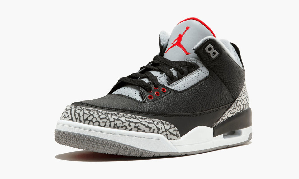 N372O AIR JORDAN 3 RETRO OG "Black/Cement negro - Calzado de mujer y hombre
