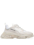 N372O Balenciaga tenis Triple S BEIGE suela transparente - Calzado de mujer y hombre