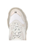 N372O Balenciaga tenis Triple S BEIGE suela transparente - Calzado de mujer y hombre