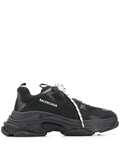 N372O (D) BALENCIAGA TRIPLE S TRAINER 'TRIPLE BLACK' - Calzado de mujer y hombre
