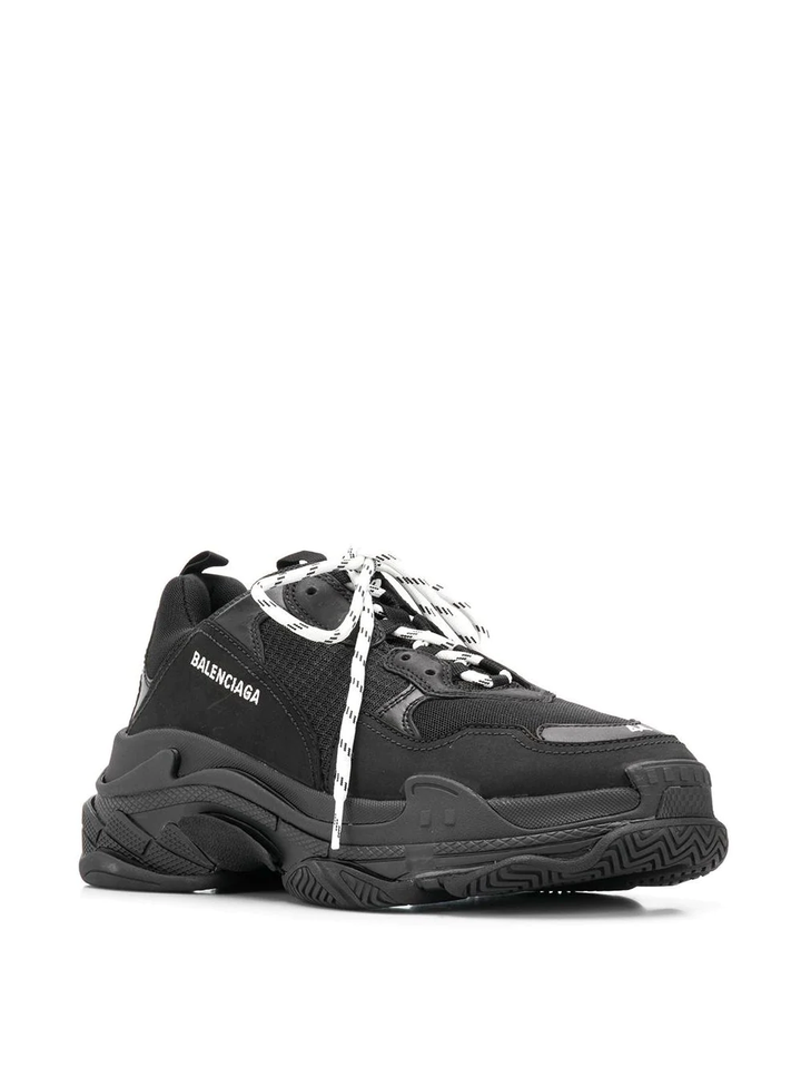 N372O (D) BALENCIAGA TRIPLE S TRAINER 'TRIPLE BLACK' - Calzado de mujer y hombre