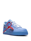 N370 NIKE AIR FORCE 1 OFF WHITE AZUL MCA UNIVERSITY BLUE - Calzado de mujer y hombre
