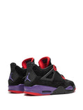 Jordan tenis Air Jordan 4 Retro raptors negro rojo morado