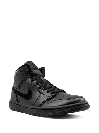 N370O Jordan tenis Jordan 1 Mid Triple Black - Calzado de mujer y hombre