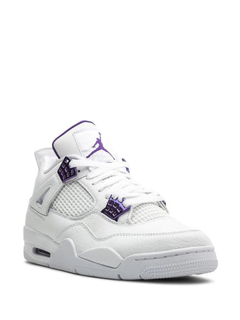 N372O air jordan retro 4 Jordan tenis Air Jordan 4 Retro Blanco Purpura Metallic - Calzado de mujer y hombre