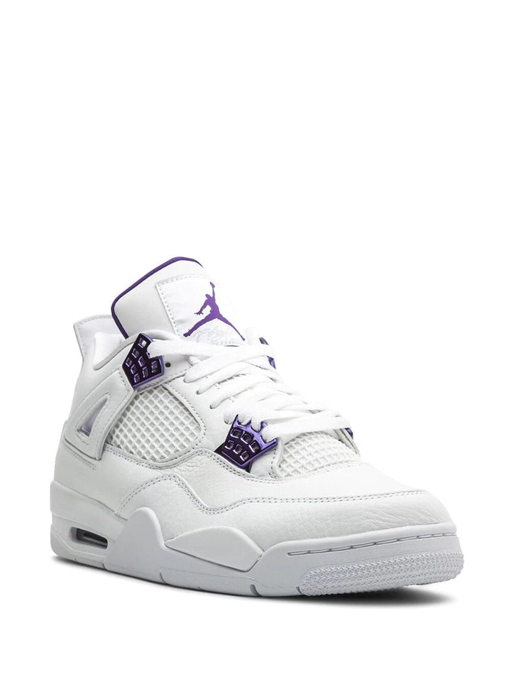 N372O air jordan retro 4 Jordan tenis Air Jordan 4 Retro Blanco Purpura Metallic - Calzado de mujer y hombre