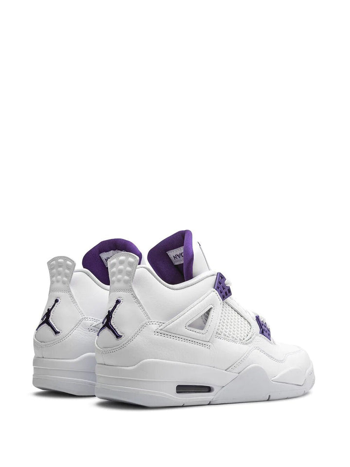 N372O air jordan retro 4 Jordan tenis Air Jordan 4 Retro Blanco Purpura Metallic - Calzado de mujer y hombre