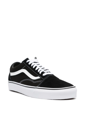 N370O Vans Tenis Vans tenis Old Skool Negro Gamuza - Calzado de mujer y hombre