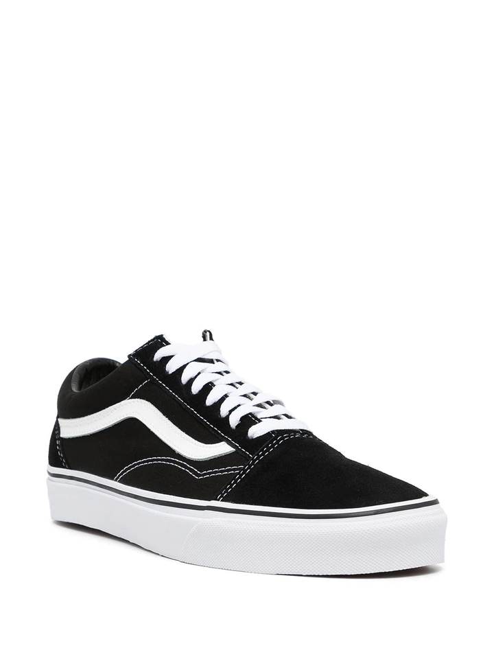 N370O Vans Tenis Vans tenis Old Skool Negro Gamuza - Calzado de mujer y hombre