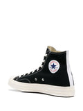 N373O Converse tenis altos de Comme Des Garçons Play x ConverseNegro corazones - Calzado de mujer y hombre