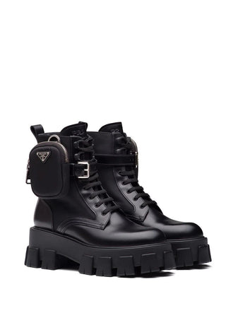N372O BOTA Prada botas militares Monolith - Calzado de mujer y hombre