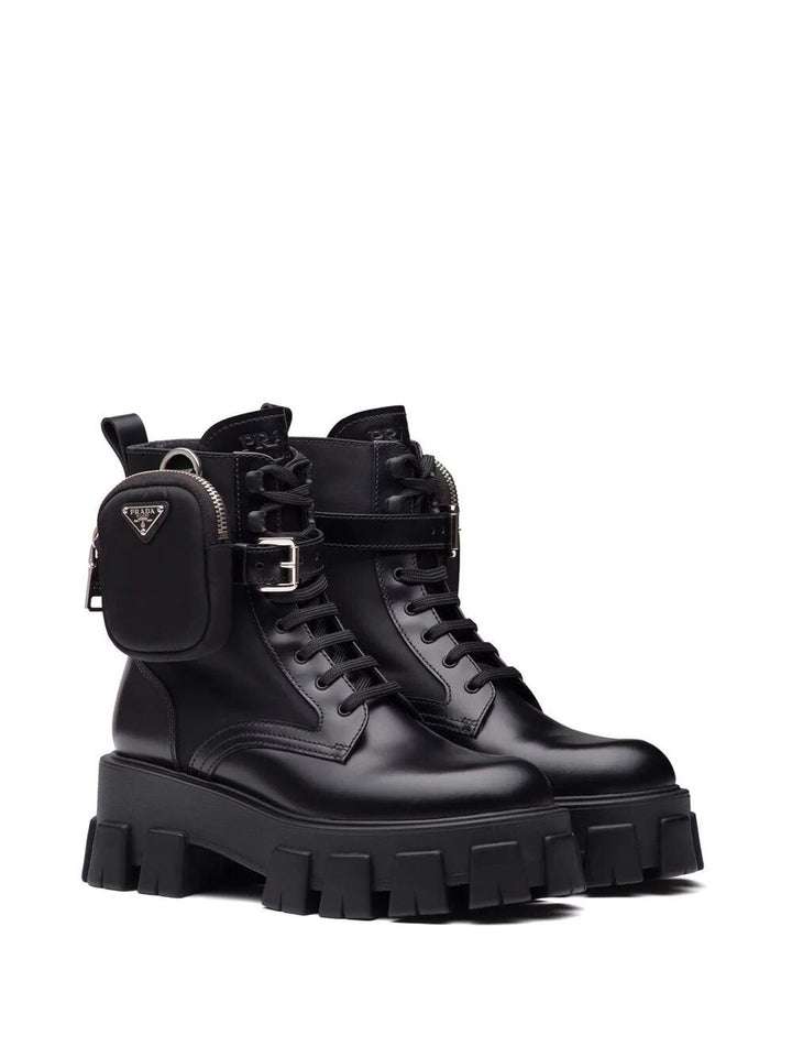 N372O BOTA Prada botas militares Monolith - Calzado de mujer y hombre