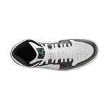 Jordan Nike Air 1 Mid - Zapatos para hombre blanco/verde brillante y negro