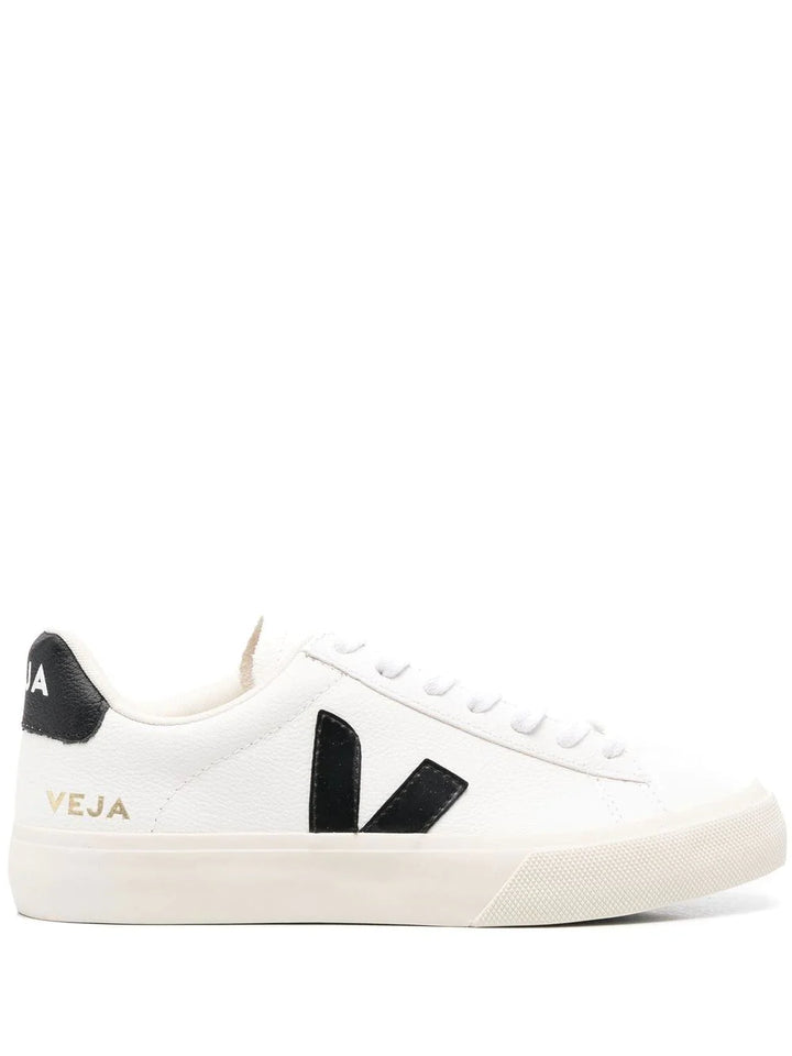 VEJA tenis Campo con agujetas BLANCO NEGRO - Calzado de mujer y hombre