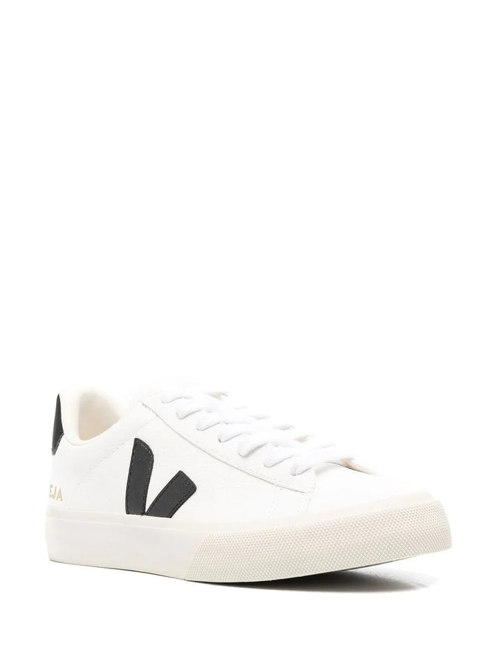 VEJA tenis Campo con agujetas BLANCO NEGRO - Calzado de mujer y hombre