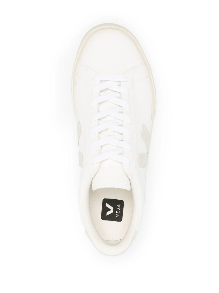 VEJA tenis Campo con agujetas Blanco Gris
