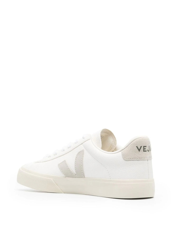 VEJA tenis Campo con agujetas Blanco Gris