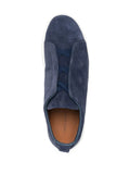 Zegna Tenis Triple Stitch | Azul | - Calzado de mujer y hombre