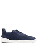 Zegna Tenis Triple Stitch | Azul | - Calzado de mujer y hombre
