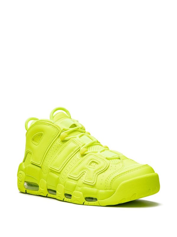 Nike tenis Air More Uptempo '96 amarillo neon