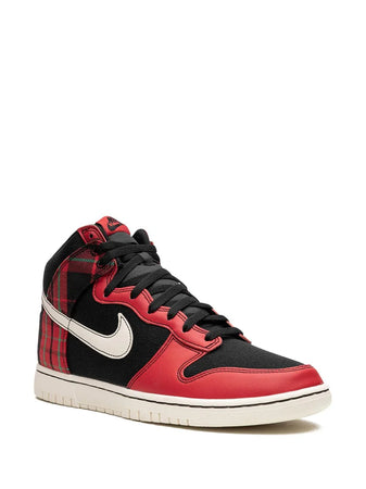 Nike tenis Dunk High "Plaid - Black/Red"