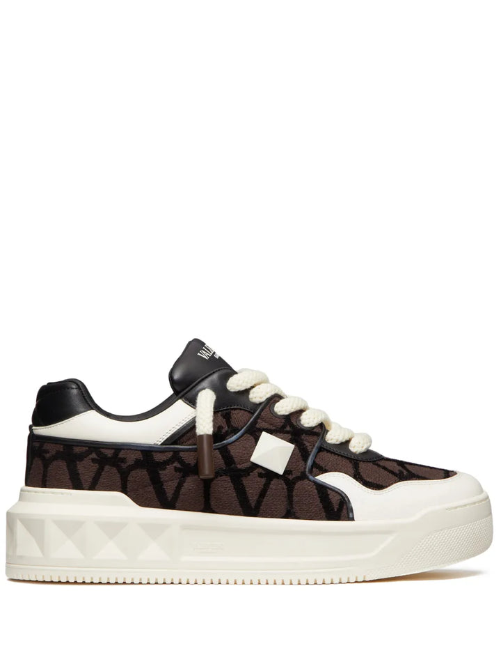 Valentino Garavani Tenis One Stud XL | Marrón | - Calzado de mujer y hombre