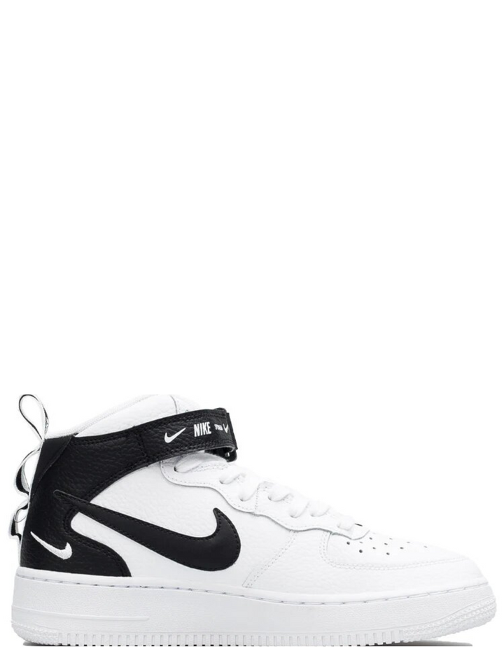 N370O Nike Air Force 1 Mid Utility White Black (GS) - Calzado de mujer y hombre