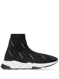Balenciaga Speed Balenciaga Trainer Mid Logo Print Black - Calzado de mujer y hombre