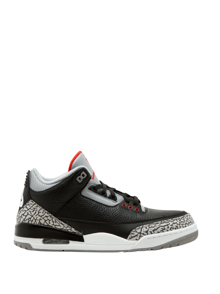 N372O AIR JORDAN 3 RETRO OG "Black/Cement negro - Calzado de mujer y hombre