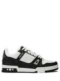 (G5) LOUIS VUITTON LV MONOGRAM BLACK DENIM SNEAKER TRAINER Negro blanco - Calzado de mujer y hombre