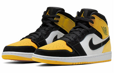 N370O JORDAN 1 AIR JORDAN 1 MID SE YELLOW TOE - Calzado de mujer y hombre