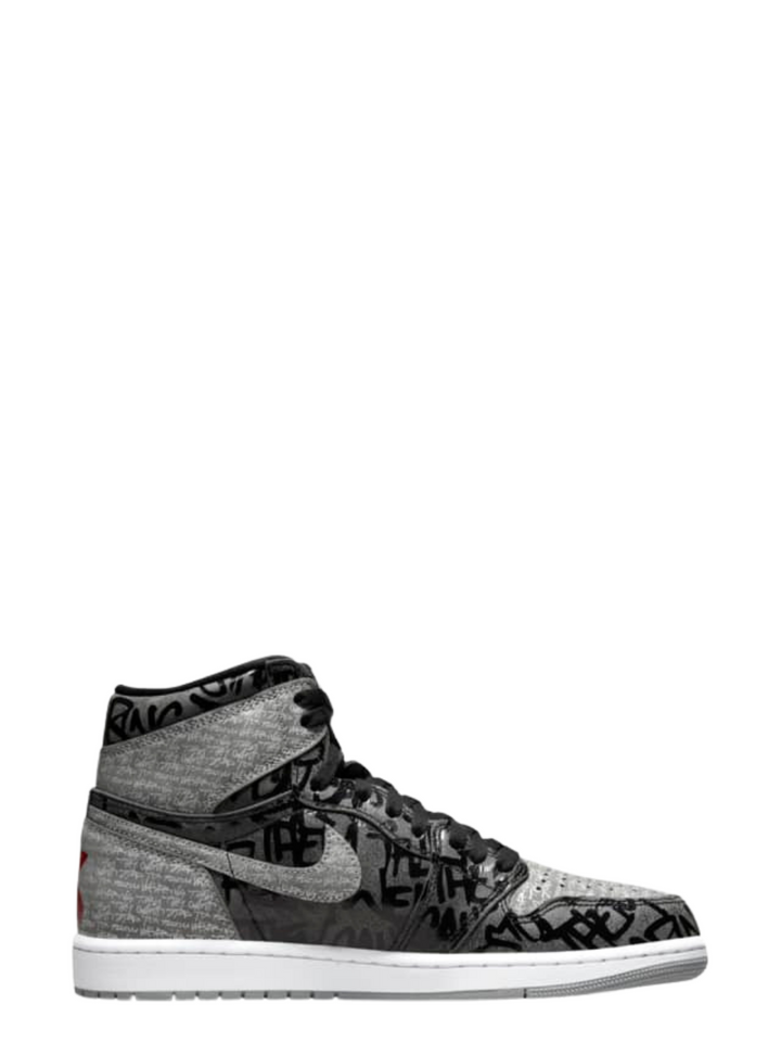 N370O AIR JORDAN 1 HIGH OG REBELLIONAIRE X ROJA - Calzado de mujer y hombre