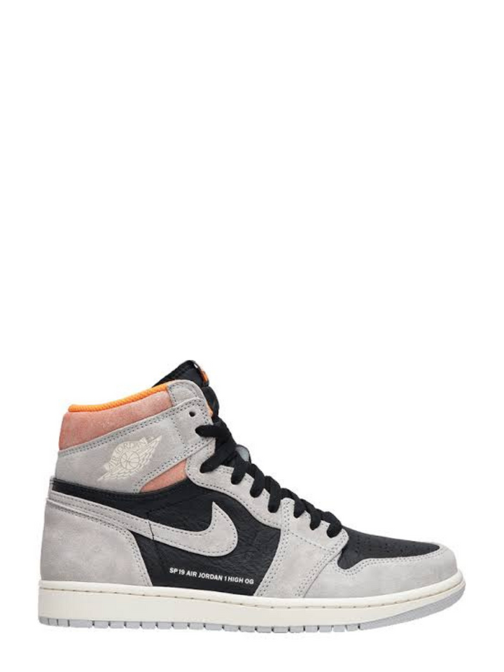 N370O Jordan 1 Retro High Neutral Grey Hyper Crimson - Calzado de mujer y hombre