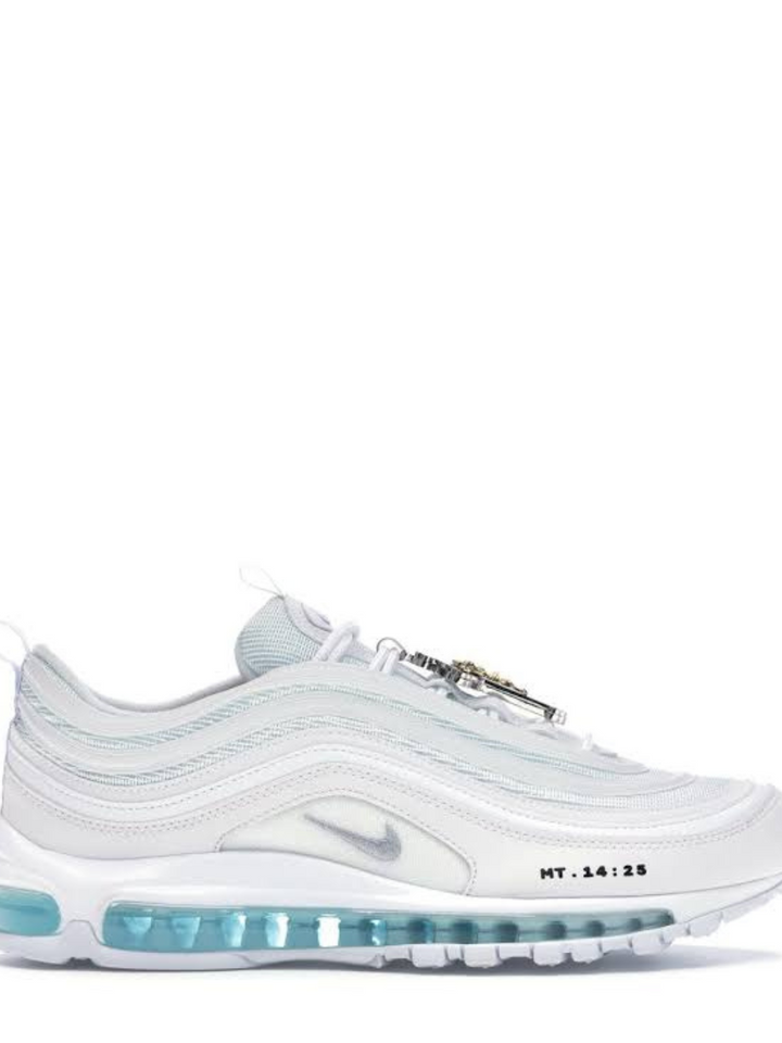 NIKE AIR MAX 97 BLANCO JESUS AGUA BENDITA CRISTO - Calzado de mujer y hombre