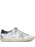 GOLDEN GOOSE Superstar White Leather & Gray Star Sneaker