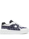 Valentino Garavani Tenis One Stud XL Toile Iconographe | Azul | - Calzado de mujer y hombre