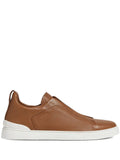 Zegna Tenis Triple Stitch | Marrón | - Calzado de mujer y hombre