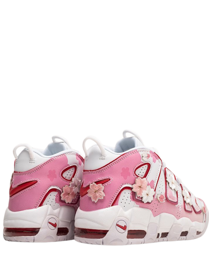 Nike Air More Uptempo Flores flowers blanco rosa - Calzado de mujer y hombre