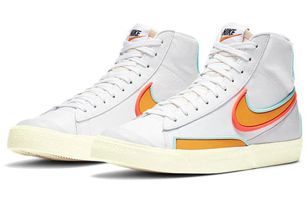N370O NIKE BLAZER MID 77 INFINITE WHITE KUMQUAT CRIMSON - Calzado de mujer y hombre
