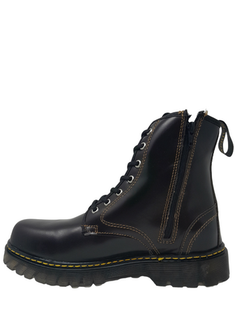 N372S Capriural 860H Piel Oscaria Cafe botas tipo dr martens bota de hombre - Calzado de mujer y hombre