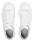 N373O Alexander mcQueen tenis bajo color blanco gris charol (G5) - Calzado de mujer y hombre