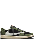 Travis Scott x Air Jordan 1 Low OG Black Olive Verde Negro