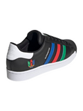 TENIS SUPERSTAR negro franjas