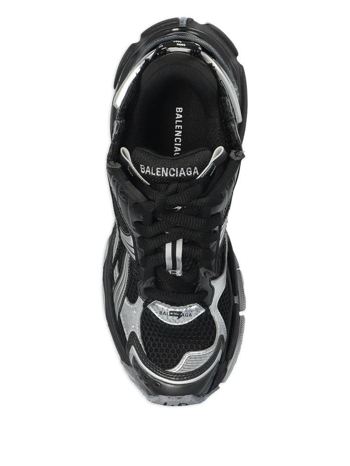 Balenciaga tenis Bajos Runner Negro Plata - Calzado de mujer y hombre